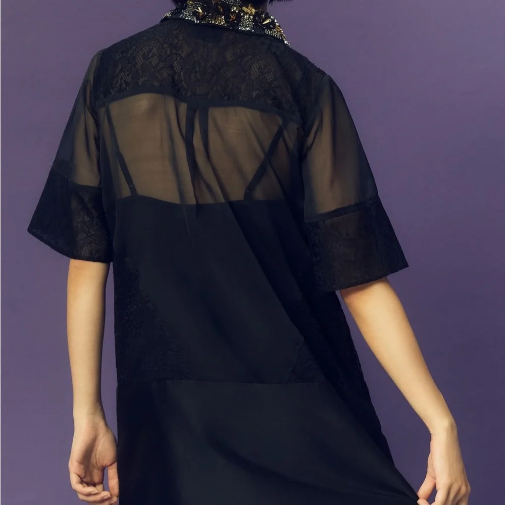 Maeve Black Mini Dress - Picture 3 of 5